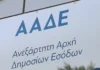 ΑΑΔΕ: Οι 5 στρατηγικοί στόχοι την περίοδο 2025-2029 για τον μετασχηματισμό της Εφορίας και των Τελωνείων