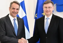 Ντομπρόβσκις σε Μητσοτάκη: Εντυπωσιακά τα αποτελέσματα της Ελλάδας στις μεταρρυθμίσεις, το χρέος και την ανεργία